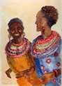 Nr. i album: 47<br>
Motiv: Masai<br>
Årstal: 2014<br>
Str.: 30,5x43 cm.<br>
Materiale: Akvarel, 350 g