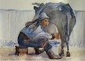 Nr. i album: 92<br>
Motiv: Kirgisistan<br>
Årstal: 2019<br>
Str.: 21x30 cm.<br>
Materiale: Akvarel, 350 g