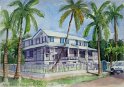 Nr. i album: 139<br>
Motiv: Key West, Florida<br>
Årstal: 2018<br>
Str.: 21x30,5 cm.<br>
Materiale: Akvarel, 350 g