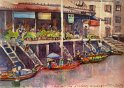 Nr. i album: 151<br>
Motiv: Amphawa floating market<br>
Årstal: 2019<br>
Str.: 21x30,5 cm.<br>
Materiale: Akvarel, 300 g